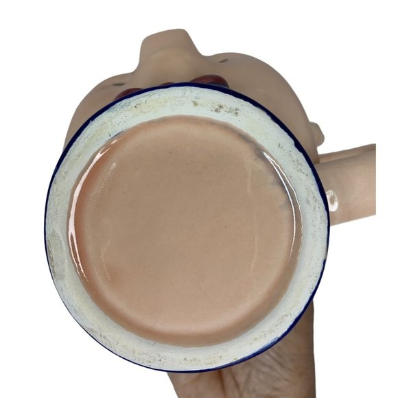 Vintage 1989 Looney Tunes Porky Pig 3D Ceramic Mug Warner Bros Inc Korea - Picture 12 of 12